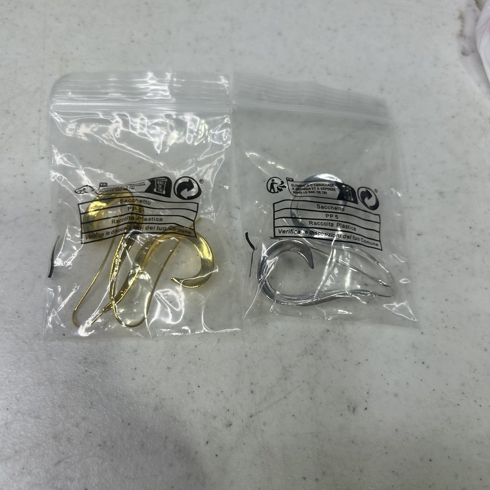 Jewelry Findings Lot Gold Silver Tone Earring Backs Components Mixed Set